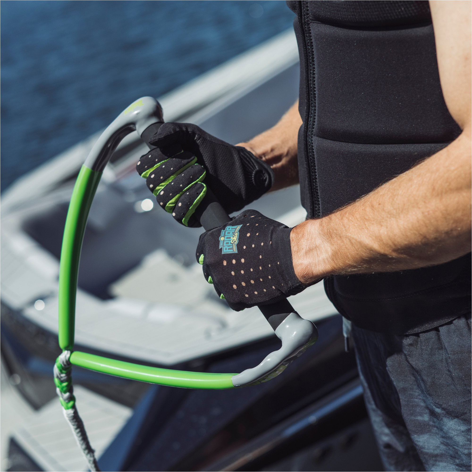 2026 Radar Range Glove R23GL-RAN - Black / Volt Green